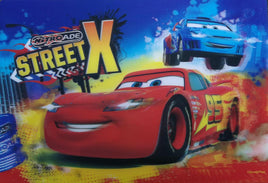 Suport farfurii copii, napron masa, efect 3D Fulger McQueen Cars Raul Disney Pixar, 42 x 29 cm