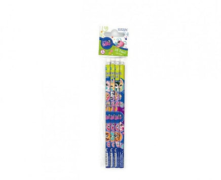 Set 4 creioane grafit HB cu guma  Littlest Pet Shop