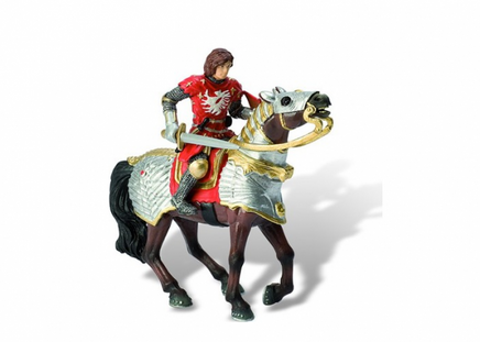 Figurina Cavaler Iron Heart pe cal  Bullyland