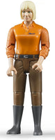 Figurina femeie cu bluza portocalie Bruder® bworld® 60407