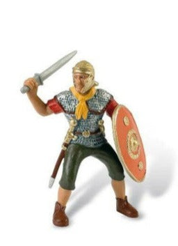 Figurina legionar roman cu sabie si scut Bullyland 56357, inaltime 8 cm