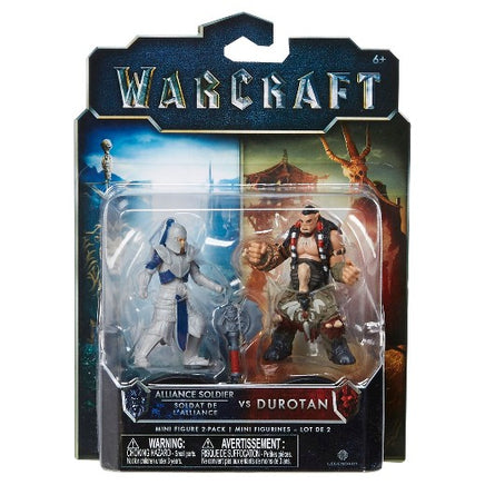 Figurine Alliance Soldier vs. Durotan World of Warcraft™ 6cm 