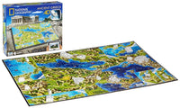 Joc educativ puzzle 4D Grecia Antica National Geographic 4D Cityscape 600+ piese, 7+ ani