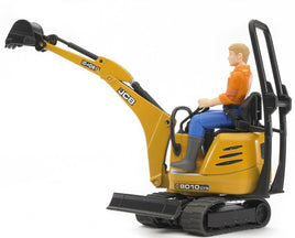 Excavator Micro JCB 8010 CTS si figurina muncitor Bruder® 62002