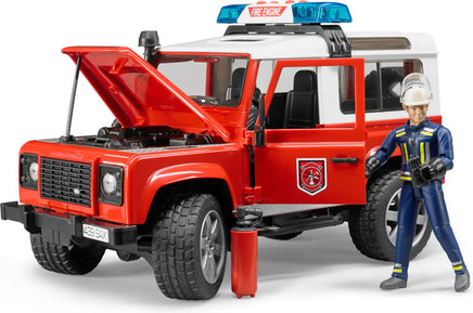 Masina de pompieri Land Rover Defender Bruder® 02596