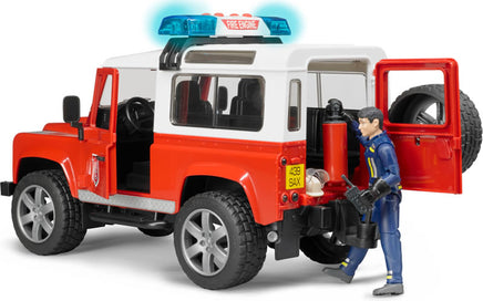 Masina de pompieri Land Rover Defender Bruder® 02596