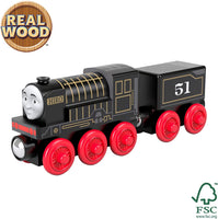 Trenulet locomotiva din lemn Hiro cu vagon Thomas & Friends™ Wood GGG67