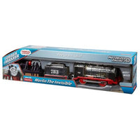 Jucarie Trenulet Locomotiva Merlin Invizibilul cu 2 vagoane Thomas & Friends™ TrackMaster™ Fisher-Price® FBK19