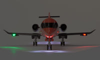 Jucarie avion rosu cu 7 (sapte) lumini SIKU 2526
