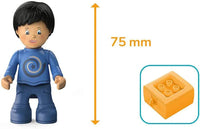 Masina albastra, Mike Moby, Toddys by SIKU, compatibila Lego® DUPLO®