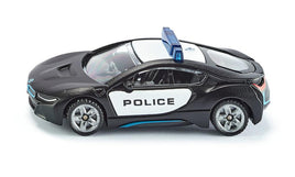 Jucarie masina metalica BMW I8 Politie US-Police SIKU 1533, Lungime 8 cm
