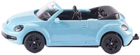Jucarie metalica Volkswagen Beetle decapotabila bleu SIKU 1505