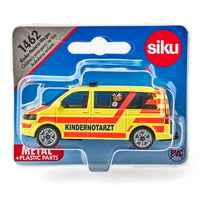 Jucarie metalica Volkswagen T5 Multivan ambulanta doctor copii urgente SIKU 1462 Scara 1:55
