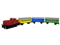 Set trenulet locomotiva diesel de manevra cu 3 vagoane de calatori SIKU 6291 scara 1:120