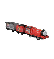 Trenulet locomotiva motorizata Talking James cu 2 vagoane Thomas & Friends™ Fisher-Price® HDB66