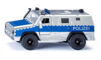 Macheta metalica vehicul interventie politie MAN Survivor Siku 2304 Scara 1:50