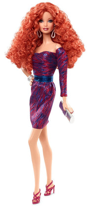 Papusa Barbie® Collector City Shine™ Purple Dress Black Label®