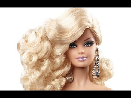 Papusa Barbie® Collector City Shine™ Blue Dress Black Label®