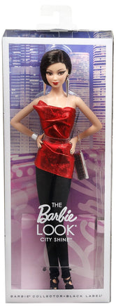 Papusa Barbie® Collector City Shine™ Red Dress Black Label®