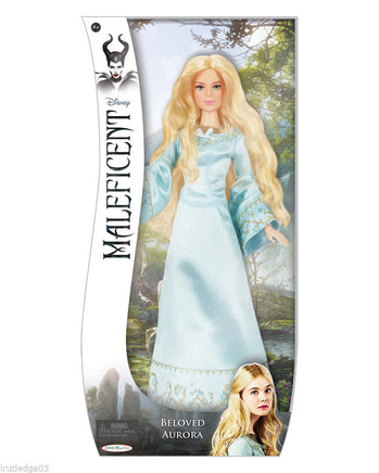 Papusa blonda rochie bleu Beloved Aurora Disney® Maleficent 