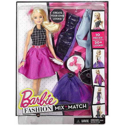 Papusa blonda Barbie® Fashion Mix 'N Match