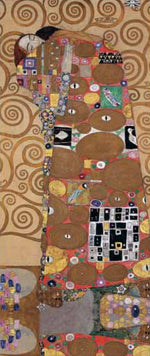 Puzzle Panorama 2000 piese Klimt -  Die Erfüllung (1905-1909), Ricordi Arte