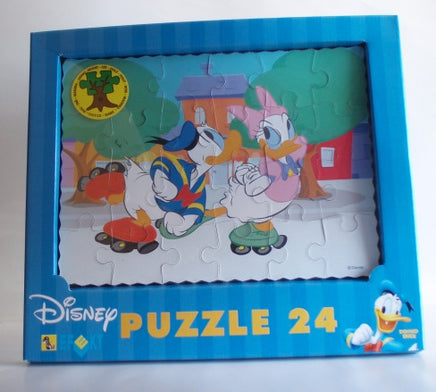 Puzzle din lemn Donald Duck si Daisy
