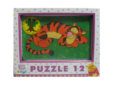 Puzzle din lemn 12 piese Tigger
