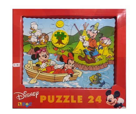 Puzzle din lemn Mickey si Minnie Disney (B)