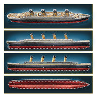 Joc educativ puzzle 3D vapor Titanic Wrebbit® 440 piese, 14+ ani