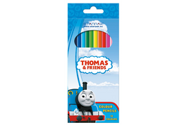 Set 12 creioane colorate Thomas & Friends