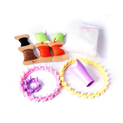 Set de tricotat "Forme de fructe" D-Toys