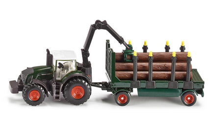 Tractor Fendt 939 cu remorca transport lemne SIKU 1861 Scara 1:87