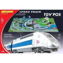 Trenulet Electric de Mare Viteza TGV POS cu Diorama Mehano T111 H0 1:87