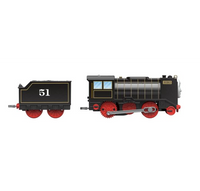 Trenulet locomotiva motorizata Hiro cu vagon Thomas & Friends™ TrackMaster™ BMK89