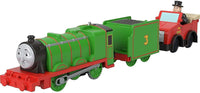 Locomotiva motorizata Henry cu vagon, masina Winston si controlorul rotofei Sir Topham Hatt Thomas & Friends™