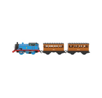 Trenulet locomotiva motorizata Thomas cu 2 vagoane Annie si Clarabel Thomas & Friends™ TrackMaster™ GHK82