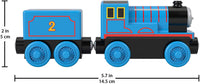 Trenulet locomotiva din lemn Edward cu vagon Thomas & Friends™ Wood GPR20