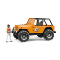 Masina portocalie de teren Jeep Cross Country Racer cu sofer Bruder® 02542