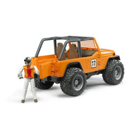 Masina portocalie de teren Jeep Cross Country Racer cu sofer Bruder® 02542