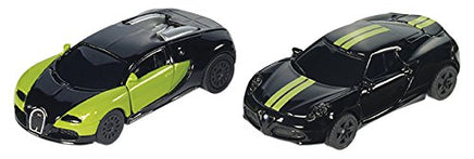 Set cadou Bugatti Veyron Alfa Romeo 4C Black & Green Special Edition SIKU 6309